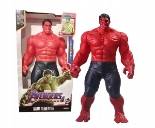 VEĽKÁ figúrka HULK RED 30 cm SOUND LED WORLD