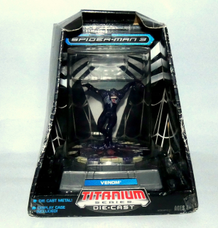 SPIDERMAN - VENOM Figurine Titanium Series Metal Unikátny