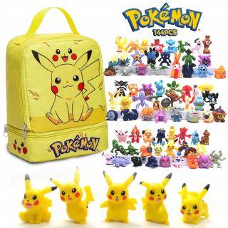 Veľká super sada 144 figúr Pokémon + Pikachu taška s figúrkami Pokémon