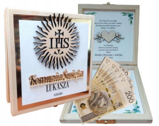 SVÄTÉ PRIJÍMANIE krabička s ružencom * SPOMIENKA NA PRIJÍMANIE