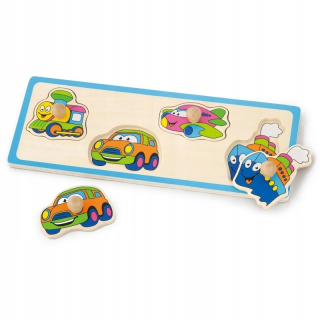 Viga drevená puzzle s borovicami