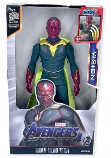 VÍZIA VEĽKÁ POSTAVA AVENGERS MARVEL + ZVUK