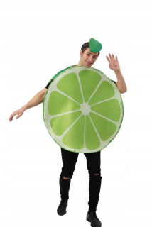 Zábavné halloweenske cosplay kostýmy s citrónovým jedlom pre dospelých aj deti