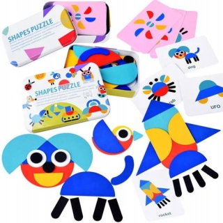 Vzdelávacia hra Shapes Puzzle