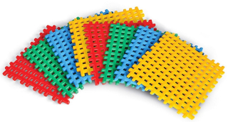Super Mario - Barffles Stavebné bloky Base x 8 .. Mario