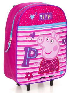 Pepa Pig - Suitské ošípané Peppa Bag na kolesách pre deti