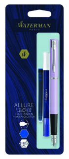 WATERMAN Plniace pero Allure fialová + guma + na