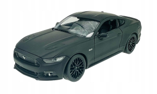 Welly 2015 FORD MUSTANG GT matná čierna 1:24 24062
