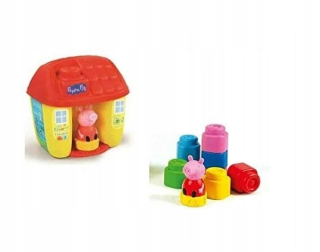 Pepa Pig - Bucket Obrázok Klocki Prasa PEPPA CLEMMY 17346
