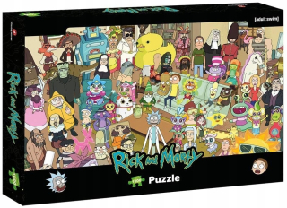 Rick and Morty - Víťazstvo sa pohybuje 1000 el. Rick a Morty Puzzle 17+
