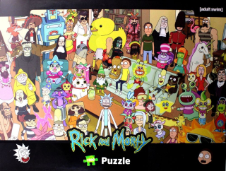 Rick and Morty - Víťazstvo sa pohybuje 1000 el. Rick a Morty (Puzzle)