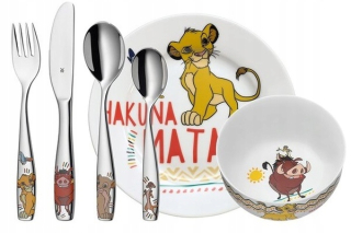 Leví kráľ - WMF 6 Kit King King Lew Simba Porcelana