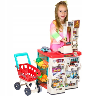WOOPIE Obchod s Supermarketom s Nákupným Vozíkom Váha