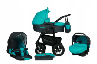 SONIC hračky - PRAMS VERDI SONIC 3IN1 + BAG + PRÍSLUŠENSTVO