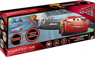 McQueen - Závod pre Gold Tlok autá 3 autá Cobi