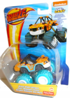 Blaze a Monster autá - Vodné jazdec pruhy - Blaze Rider Mega Machine
