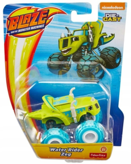 Blaze a Monster autá - Vodná jazdec ZEG CARS BLAZU A MEGA FISHER stroj