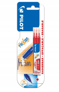 Pilot FRIXION 0.7 Červená kazeta 3 ks.