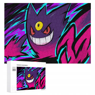 Pokémoni - Drevený skladač (300 kusov) Pokemon Gengar Ishmam