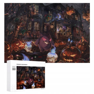 Pokémoni - Drevený skladač (300 kusov) Pokemon Halloween