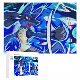 Pokémoni - Drevený skladač (300 kusov) Pokemon Lucario