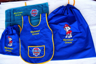 PAW Patrol - LEACHETTA NA KINDERGARTENU VATE APRONOVEJ UTELA
