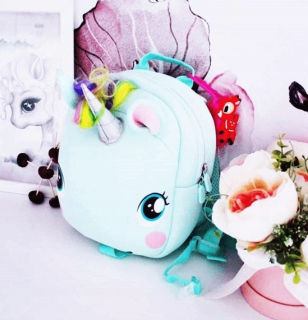Detský batoh - ! Dievčatá. Osobný batoh. Unicorn 3D