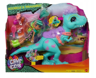 Cave Club - Hračkársky jaskynný klub Dolling Rockelle + Tyrasaurus __
