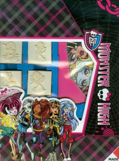 Monster High Bábiky - Hračka Big Box Monster High Gumová pečiatka __________