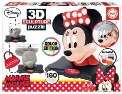Minnie Mouse - Hračku 3d puzzle 160 myš minnie (socha pre pom