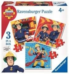 Požiarnik Sam - Hračkárske puzzle 3in1 hasič Sam ________________