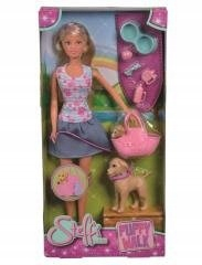 STEFFI bábika - Toy Sl Steffi na prechádzke so psami ___________