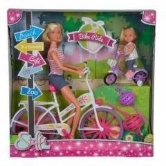 STEFFI bábika - Steffi hračka jazda na bicykli ___________