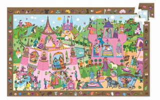 Princezná hradná puzzle pozorovania 54 el. Djecz