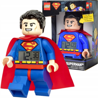 Superman - Hodiny Budík Figúrka Superman DC Comics Lego