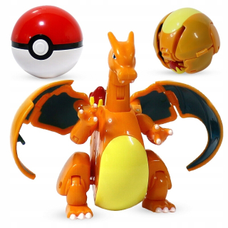 Pokémoni - Sada 1 ks POKEBBALL FIGURINES POKEMON CHARIZARD