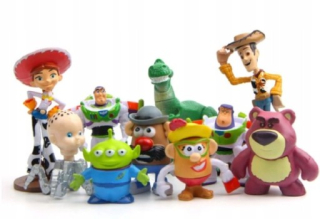 Toy story - hračka príbeh 10 obrázkov sada 3 znakov