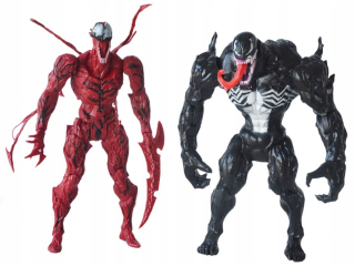 SPIDERMAN - Sada 2 veľkých zväzkov Karnage Spiderman Figures