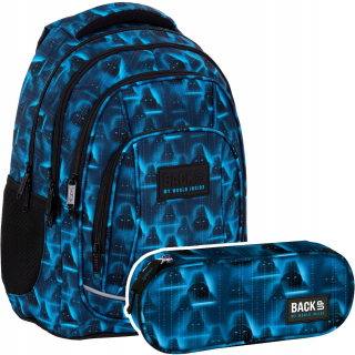 Školská taška - batoh, set, zostava - Sada 2 El Backpack Puzdro Puzdro Zálohovanie Hry Virtuálna hra