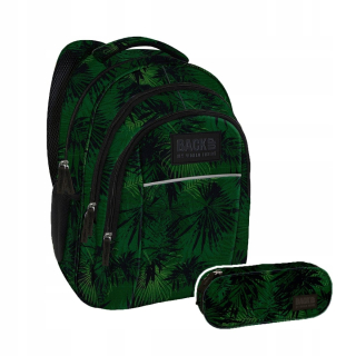 Školská taška - batoh, set, zostava - Sada 2 el. BACKPACK Ceruzka Zálohovanie KOMANDO Jungle