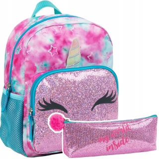 Školská taška - batoh, set, zostava - Sada 2 el. Cruise Backpack Unicorn