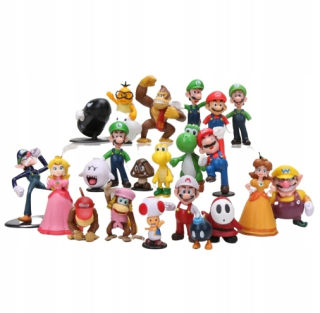 Super Mario - Sada 22 unikátnych figúrov Super Mario Bros