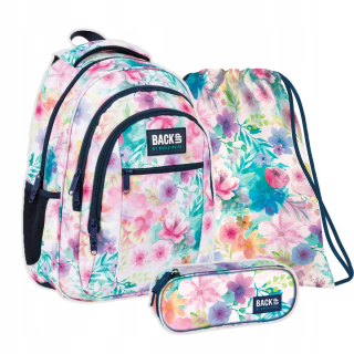 Školská taška - batoh, set, zostava - SADA 3 el. BACKPACK PENCIL CASE BACKUP JARNÁ TAŠKA
