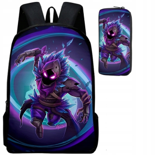 Školská taška - batoh, set, zostava - SADA BATOHU FORTNITE RAVEN PENCIL 3D