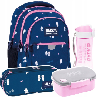 Školská taška - batoh, set, zostava - SADA 4 el. ZÁLOHOVANÝ BATOH BERUČKY 24 L BEARS