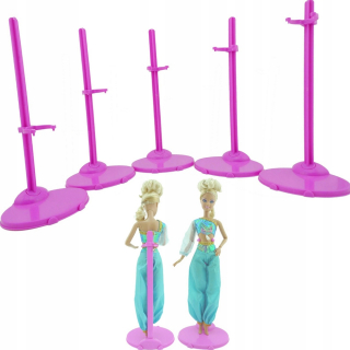 Barbie - Sada 5 x stojan manekýn pre bábiku bábiky