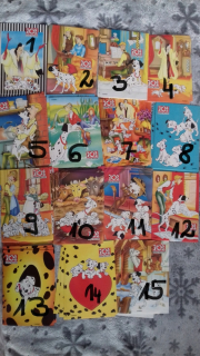 Leví kráľ - Sada 54 kariet z Disney: 101 dal., King Lion