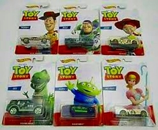 TOY STORY - Sada 6 áut Hot Wheels z radu Toy Story