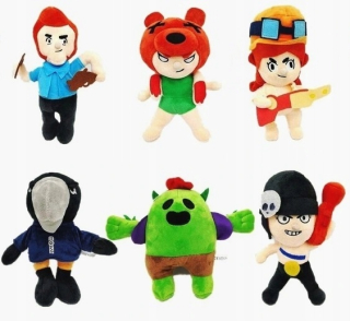 STAR WARS - Set 6x Brahové hviezdy Cuddly Plush medveď 30cm