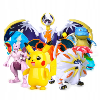 Pokémoni - Sada 8 ks pokeball + 8 obrázkov poke 0A837